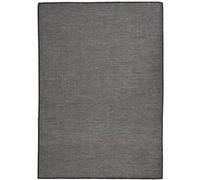 Buitenkleed platgeweven 140x200 cm grijs340775