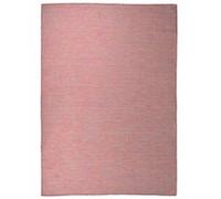 vidaXL Buitenkleed platgeweven 140x200 cm rood340824 Rouge G