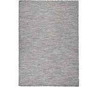 Buitenkleed platgeweven 160x230 cm bruin en blauw340818