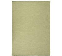 vidaXL Buitenkleed platgeweven 160x230 cm groen340811 Vert G