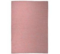 Buitenkleed platgeweven 160x230 cm rood340825