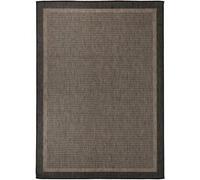 Tapis à Tissage Plat d'Extérieur Tapis de Protection Tapis de Couloir Terrasse Balcon Jardin Résistance aux UV 200x280 cm Marron Foncé 340847
