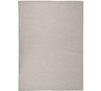 Buitenkleed platgeweven 200x280 cm taupe340784
