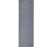 Tapis à Tissage Plat d'Extérieur Tapis de Protection Tapis de Couloir Terrasse Balcon Jardin Résistance aux UV 80x250 cm Bleu