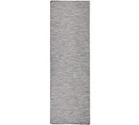 Vidaxl Tapis À Tissage Plat D'extérieur 80x250 Cm Marron Et Noir