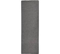 Tapis à Tissage Plat d'Extérieur Tapis de Protection Tapis de Couloir Terrasse Balcon Jardin Résistance aux UV 80x250 cm Gris