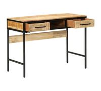 Vidaxl Bureau 100x50x75 Cm En Bois Massif De Mangue
