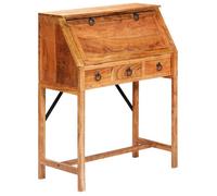vidaXL Bureau 90x40x107 cm Bois d'acacia massif