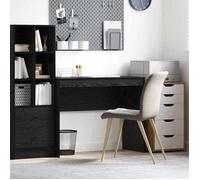 vidaXL Bureau d'écriture en chêne noir – Bois d'ingénierie 100×40×76 cm