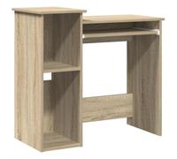 vidaXL Bureau d'ordinateur 860447 avec étagères chêne sonoma 84x40x78 cm