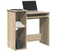 vidaXL Bureau d'ordinateur 860447 avec étagères chêne sonoma 84x40x78 cm