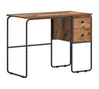 vidaXL Bureau avec Rangement Bois de chêne 100 x 50 x 75 cm
