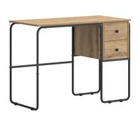 vidaXL Bureau avec Rangement Chêne Artisanal 100 x 50 x 75 cm