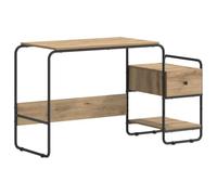 vidaXL Bureau avec Rangement Chêne Artisanal 131,5 x 50 x 75,5 cm