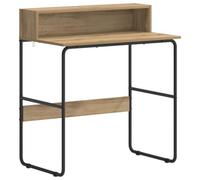 vidaXL Bureau avec Rangement Chêne Artisanal 80 x 50 x 91 cm