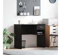 Vidaxl Bureau Avec Rangement Chêne Noir 90x49.5x75 Cm Bois D'ingénierie