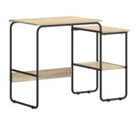 vidaXL Bureau avec Rangement Chêne Sonoma 100 x 50 x 75 cm