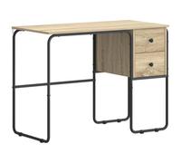 vidaXL Bureau avec Rangement Chêne Sonoma 100 x 50 x 75 cm