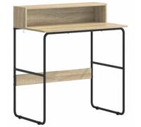 vidaXL Bureau avec Rangement Chêne Sonoma 80 x 50 x 91 cm