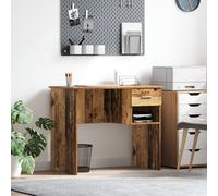 Vidaxl Bureau Avec Rangement En Vieux Bois 90x49,5x75 Cm Bois D'ingénierie
