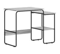 vidaXL Bureau avec Rangement Sonoma Gris 100 x 50 x 75 cm