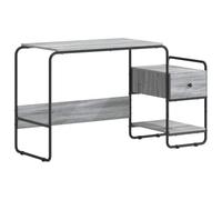 vidaXL Bureau avec Rangement Sonoma Gris 131,5 x 50 x 75,5 cm