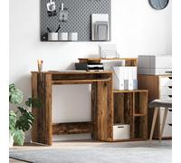 Vidaxl Bureau Avec Rangement Vieux Bois 120.5x44x88.5 Cm Bois D'ingénierie