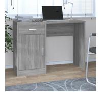 vidaXL Bureau avec tiroir et armoire Sonoma gris 100x40x73 cm 342657
