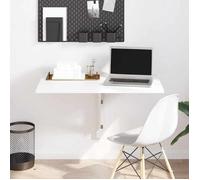 vidaXL Bureau avec tiroir et placard 100x40x73 cm Blanc