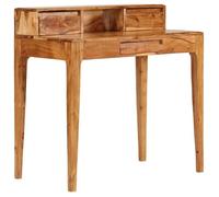 vidaXL Bureau avec tiroirs Bois massif 88 x 50 x 90 cm