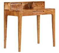 vidaXL Bureau avec tiroirs Bois massif 88 x 50 x 90 cm