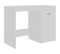 vidaXL Bureau Blanc 100x50x76 cm Bois d'ingénierie