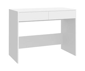 vidaXL Bureau Blanc 101x50x76,5 cm Aggloméré