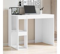 vidaXL Bureau blanc 103,5x56,5x94 cm bois d'ingénierie