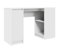 vidaXL Bureau en bois d'ingénierie 120×42×76 cm – Blanc, pour ordinateur et étude