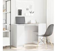 vidaXL Bureau en bois d'ingénierie 120×42×76 cm – Blanc, pour ordinateur et étude