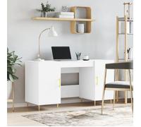 vidaXL Bureau 829532 blanc 140x50x75 cm bois d'ingénierie