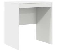 vidaXL Bureau Blanc 70 x 50 x 76 cm, Bureau moderne pour le salon, compact, résistant, écriture minimaliste pour étudiants et enfants