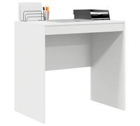 vidaXL Bureau 80 x 50 x 76 cm Blanc en bois reconstitué