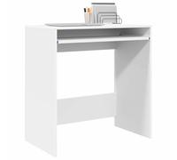 vidaXL Bureau avec étagère Blanc 77,5 x 43 x 79 cm Bois d'ingénierie 869514