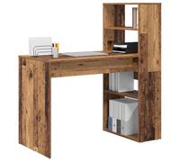 vidaXL Bureau Bois Ancien 113×54×120 cm Bois d'ingénierie – Moderne, rangement pratique