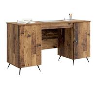vidaXL Bureau Bois Ancien 142,5 x 50 x 75 cm Bois d'ingénierie, Ensemble de Meubles de Salon, Design Moderne, Rangement spacieux, Disposition rectangulaire, Parfait pour Votre déco