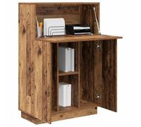 vidaXL Bureau Bois ancien 71,5 x 31,5 x 106,5 cm - Bois d'ingénierie, Rangement marron