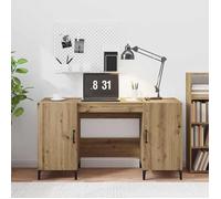 vidaXL Bureau Chêne artisan 140 x 50 x 75 cm Bois d'ingénierie 8004203