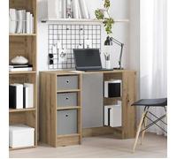 vidaXL Bureau Chêne Artisanal 100 x 40 x 75 cm Bois d'ingénierie, Bureau Moderne, Table rectangulaire, Espace de Travail Compact, Durable, pour Un Salon avec Rangement généreux