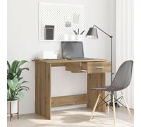 Vidaxl Bureau Chêne Artisanal 100 X 50 X 76 Cm Bois D'ingénierie