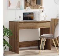 vidaXL Bureau Chêne Artisanal 100 × 50 × 78 cm – Bois d'ingénierie, Minimaliste