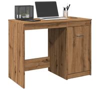 Vidaxl Bureau Chêne Artisanal 100x50x76 Cm Bois D'ingénierie Marron