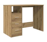 vidaXL Bureau chêne Artisanal 102x76x50 cm Bois d'ingénierie, Bureau, Bureau d'étude, Bureau d'ordinateur, mobilier de Bureau à Domicile
