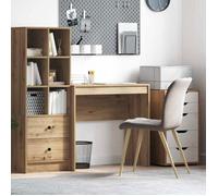 VIDAXL Bureau chêne artisanal 80 x 40 x 76 cm - Bois d'ingénierie, style scandinave